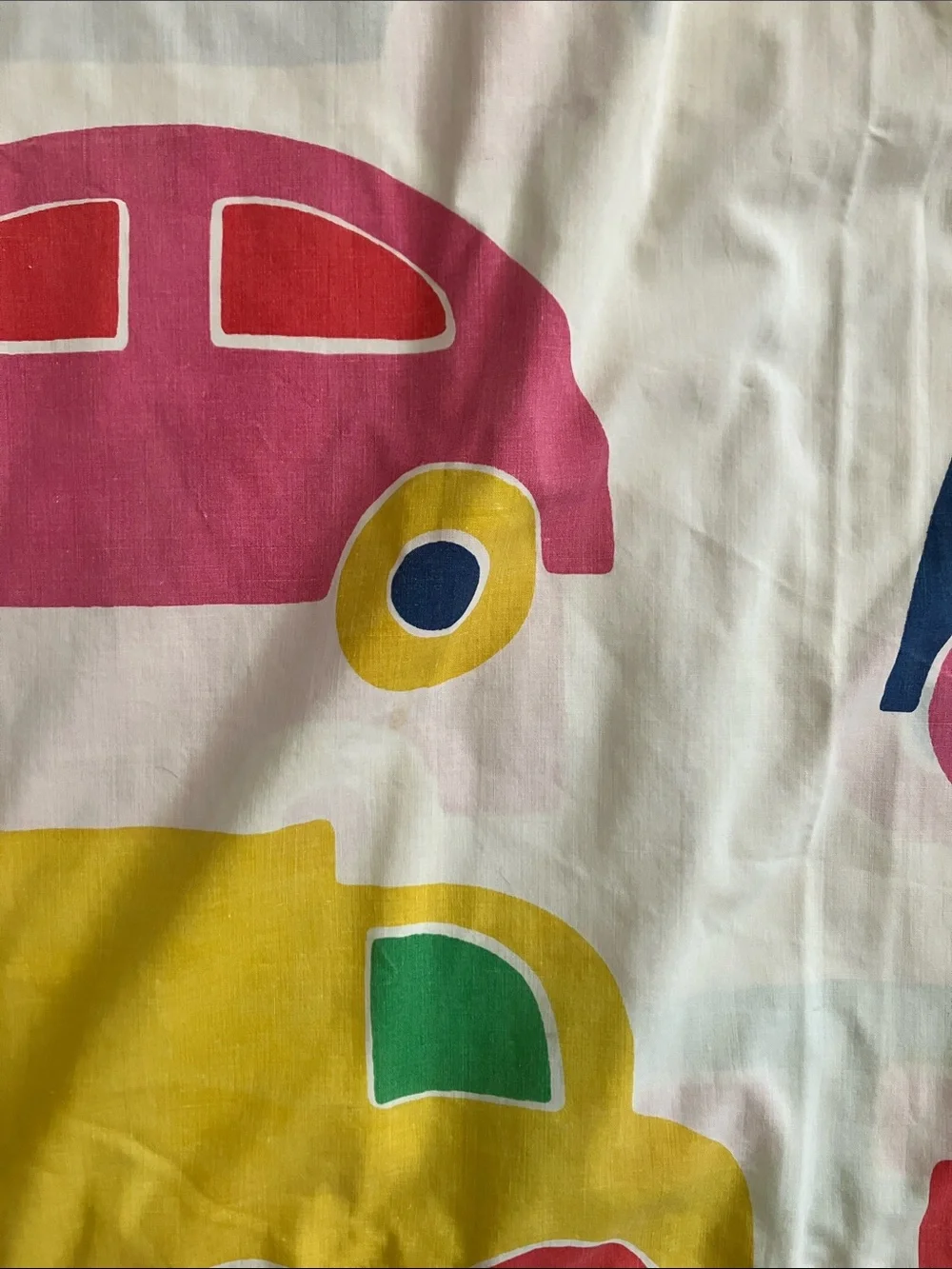 Marimekko vintage 70s Kids cars and trucks Duvet Cover Bo boo Dan Rivers twin